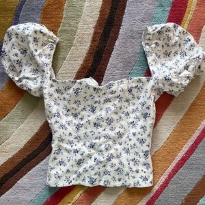 Reformation ‘Casterly’ Linen Top